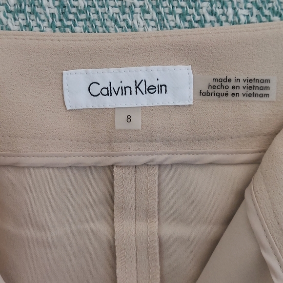 Calvin Klein Straight Leg High Rise Ankle Pants - Picture 8 of 10